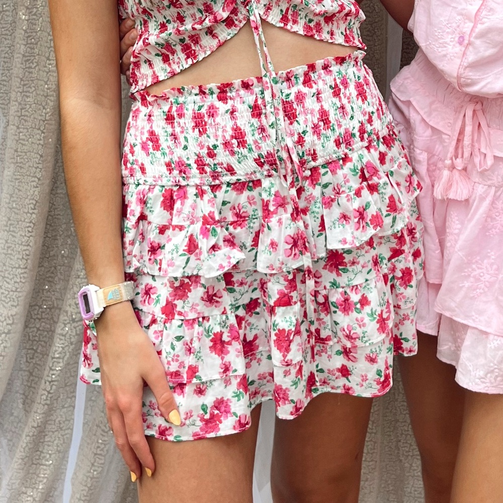 Floral pants store skirt